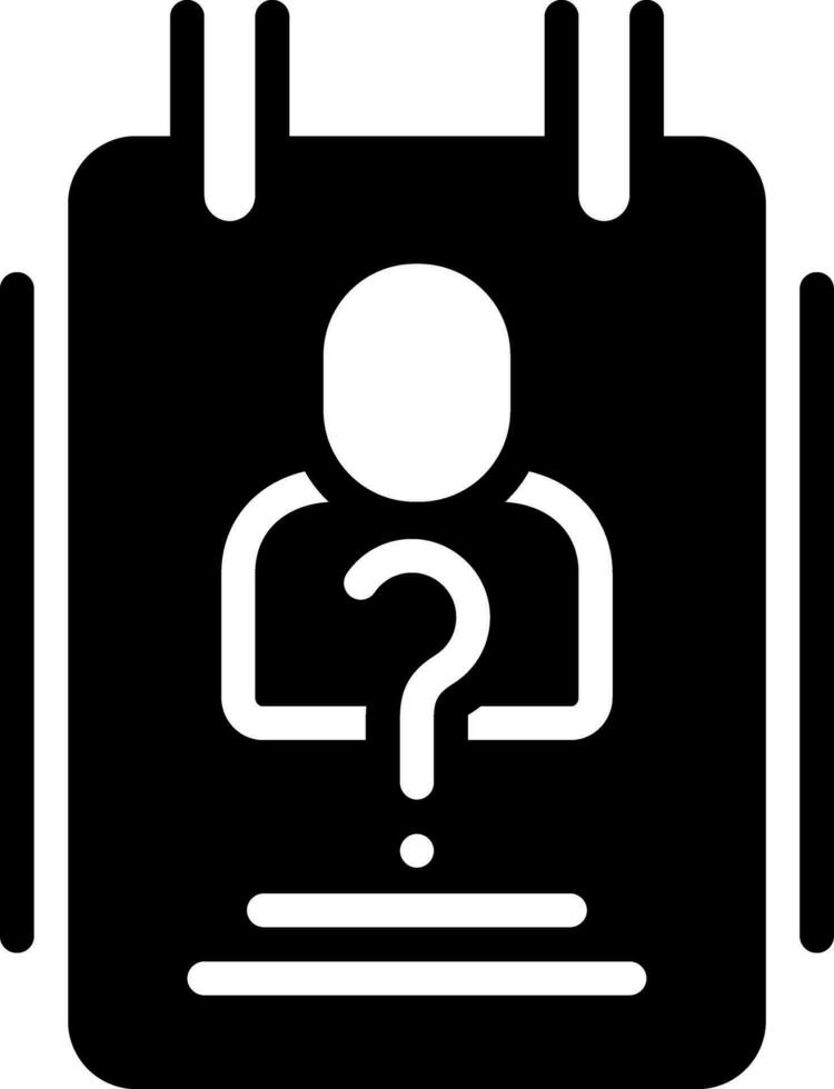 solid icon for whom vector