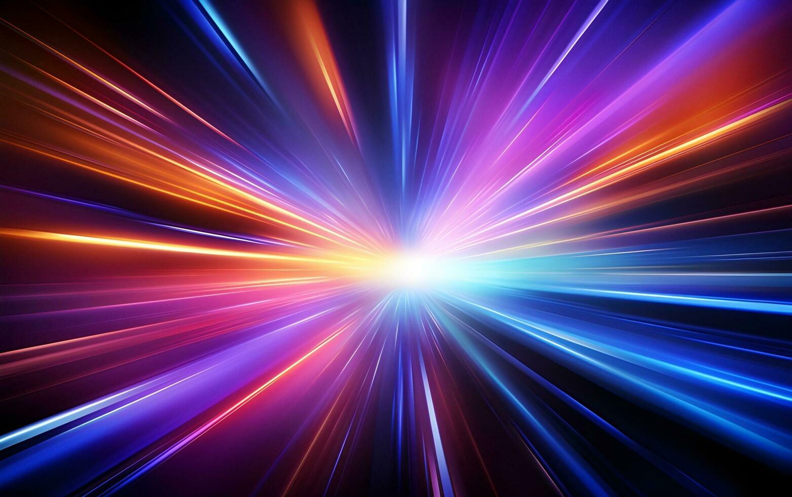 abstract background with bright light rays AI Generative photo