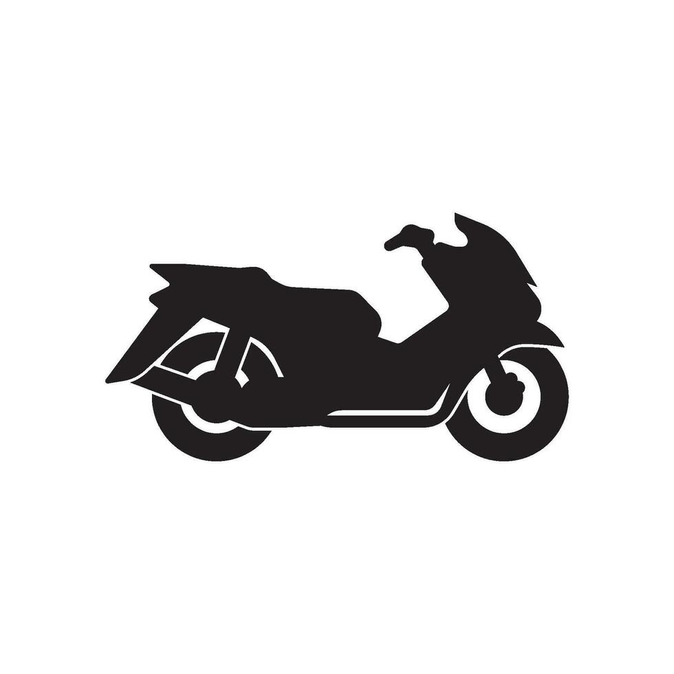 motorcycle Icon vector design illustration logo template