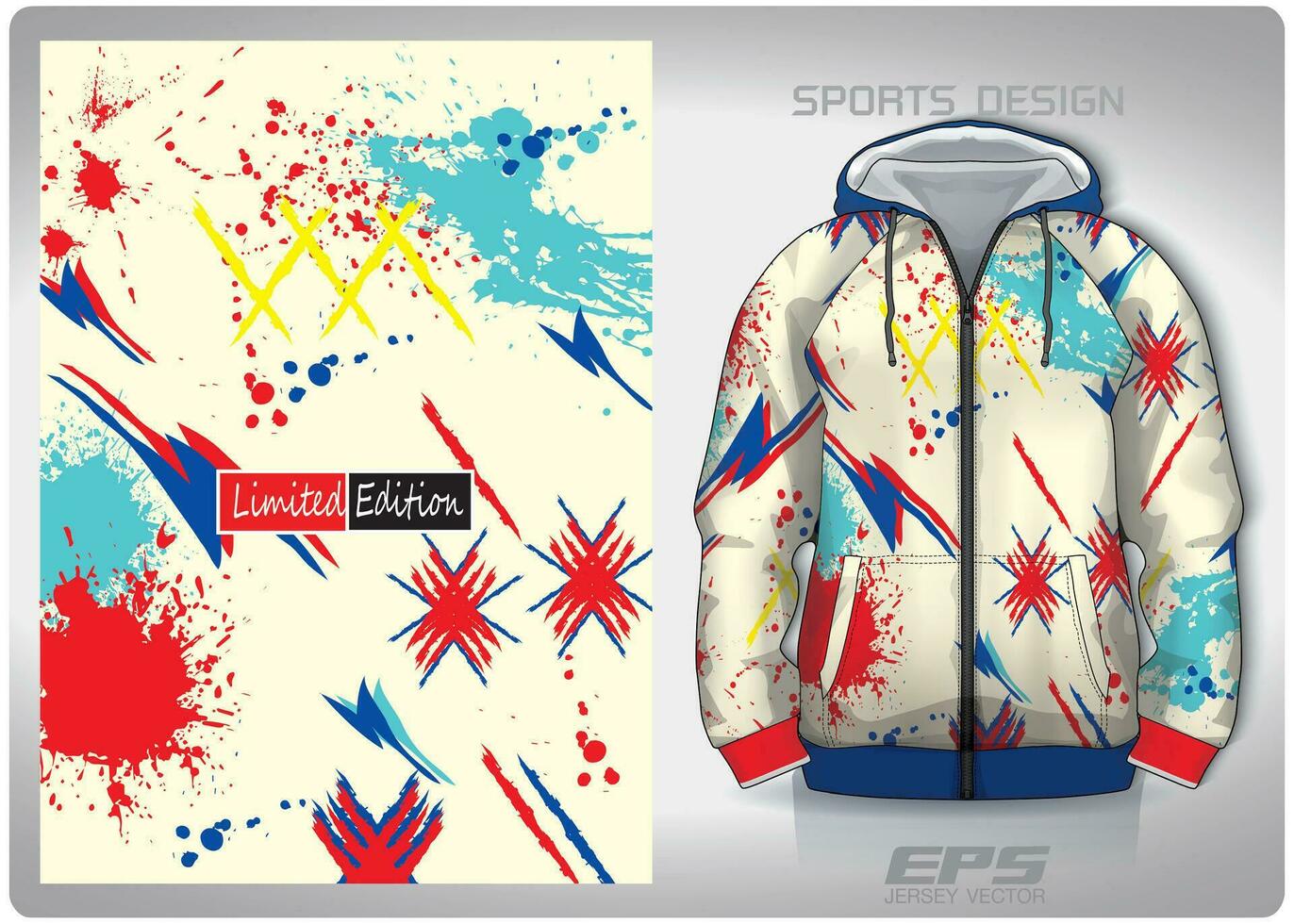 Vector sports shirt background image.colorful salad pattern design, illustration, textile background for sports long sleeve hoodie, jersey hoodie