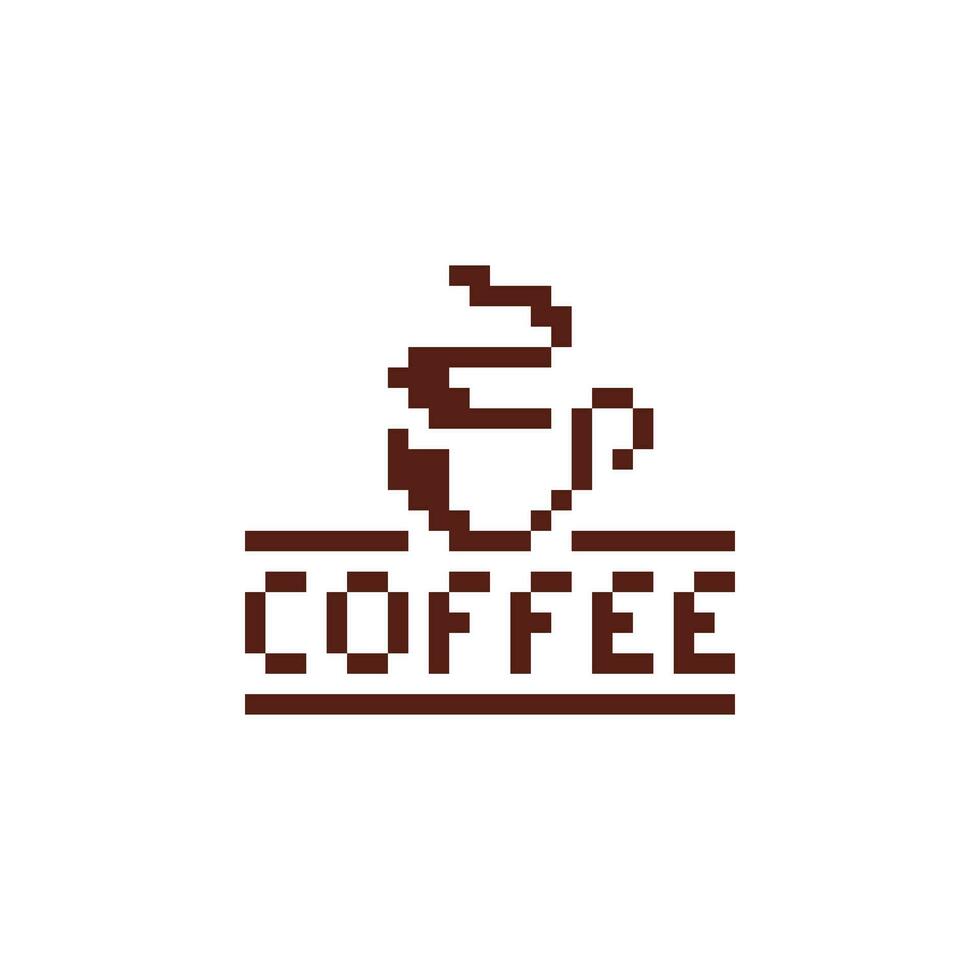 a coffee cup with the word coffee written on it vector