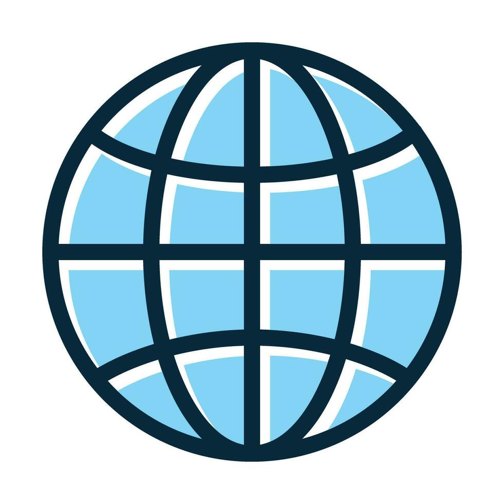 Website Filled Dark Colors  Icon For Personal And Commercial Use. vector