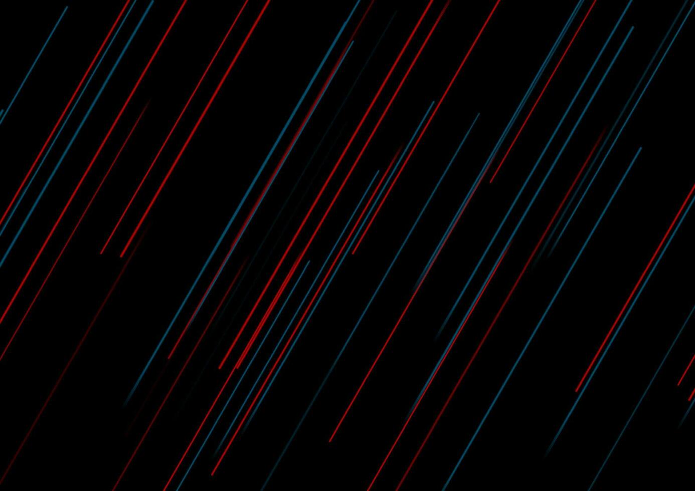 Blue red minimal lines abstract futuristic tech background vector