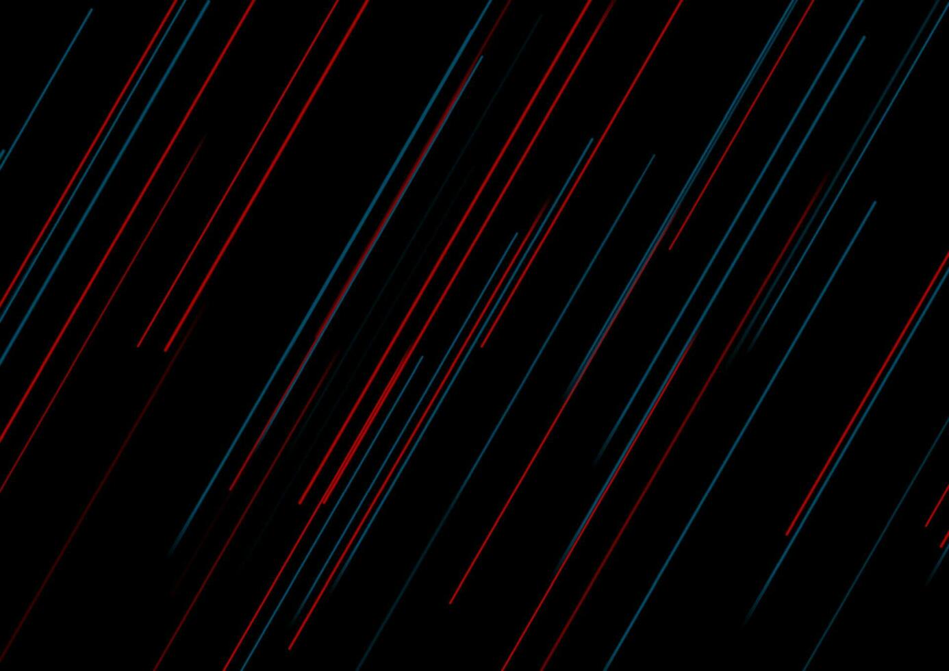 Blue red minimal lines abstract futuristic tech background vector