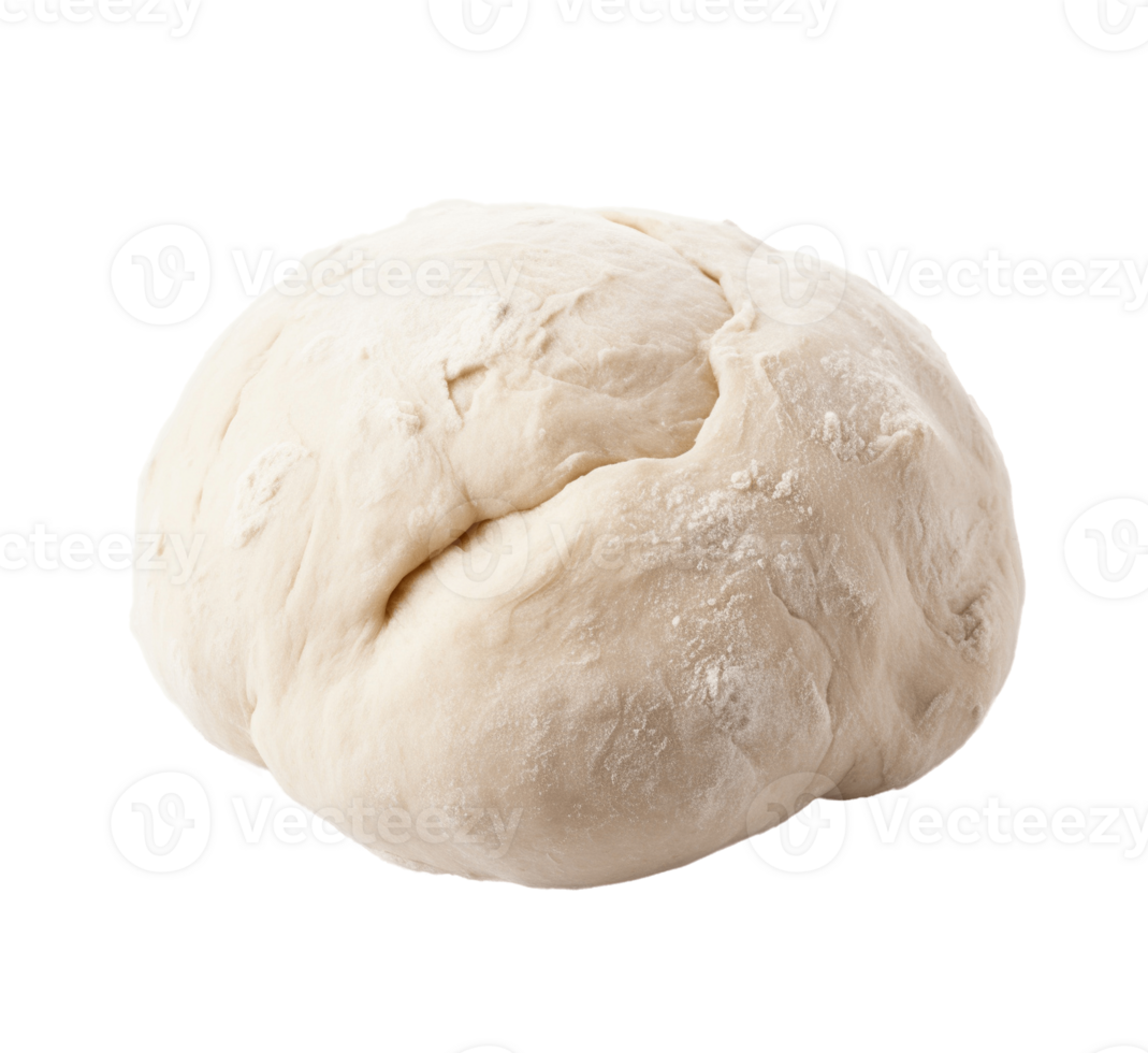 Raw dough isolated on transparent background. PNG file, cut out. AI Generated