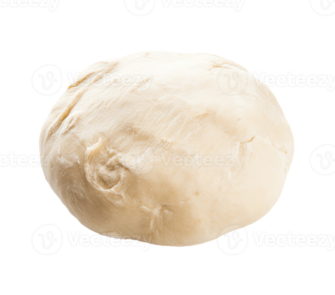 Raw dough isolated on transparent background. PNG file, cut out. AI Generated