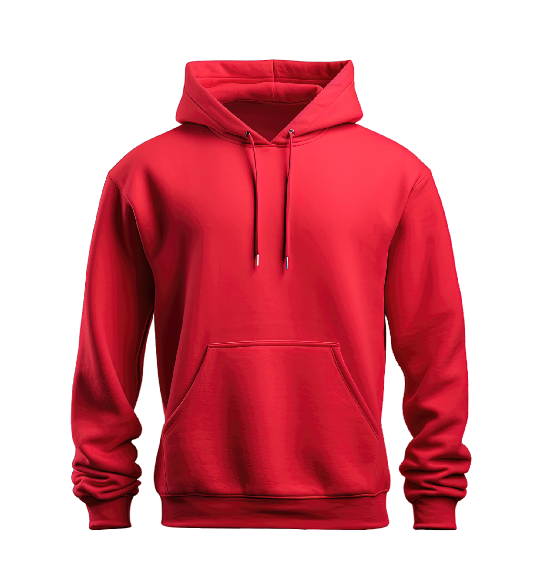 Red hoodie front side mockup Template isolated on transparent Red hoodie front side mockup Template isolated on transparent