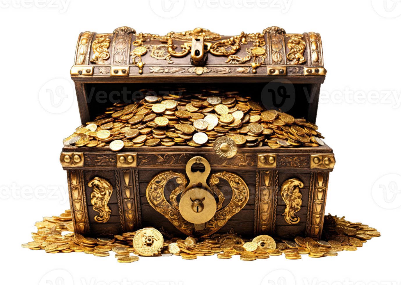 Gold Chest PNG Transparent Images Free Download, Vector Files