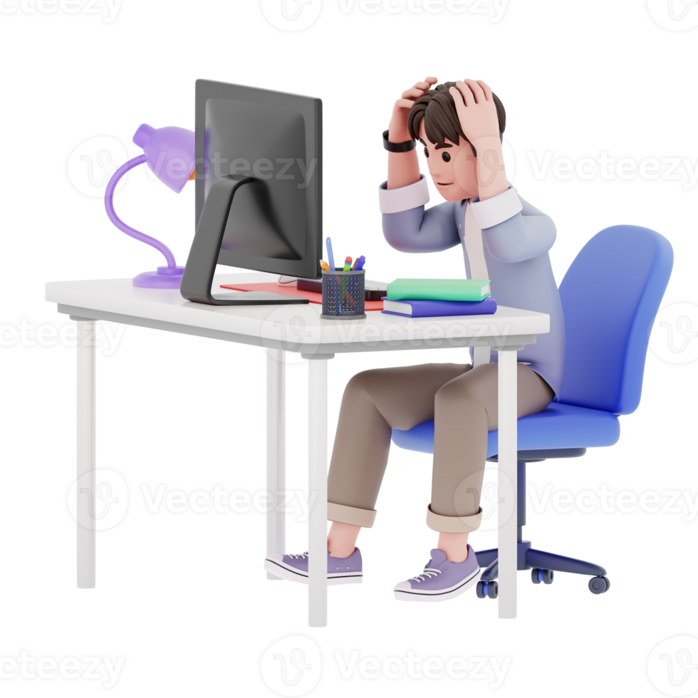 Man Work Office png