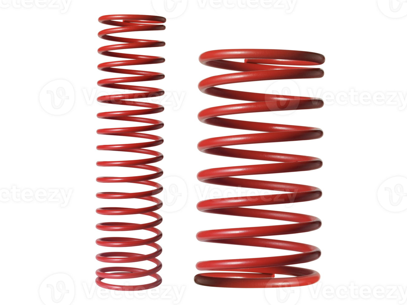 automotive suspension springs, transparent background png