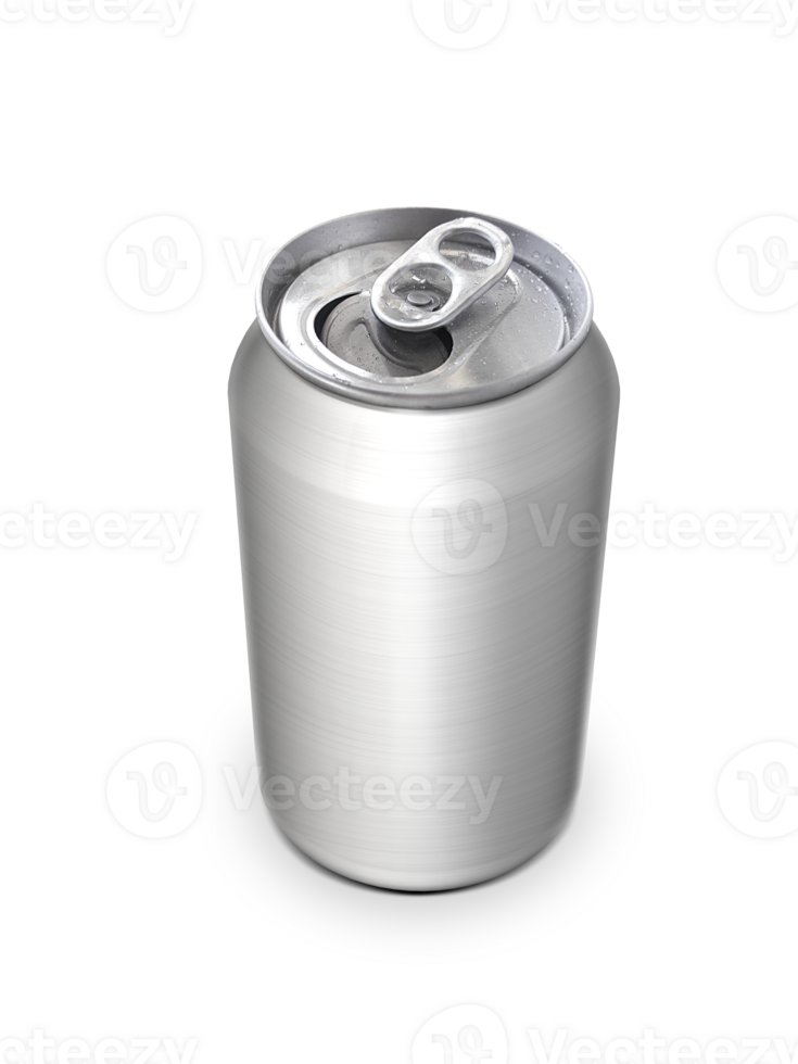 Aluminium cans. soda, lemonade, juice, energy drink mockups, transparent background png