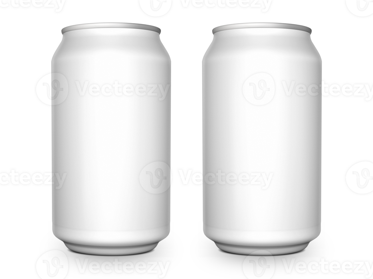 Aluminium cans. soda, lemonade, juice, energy drink mockups, transparent background png