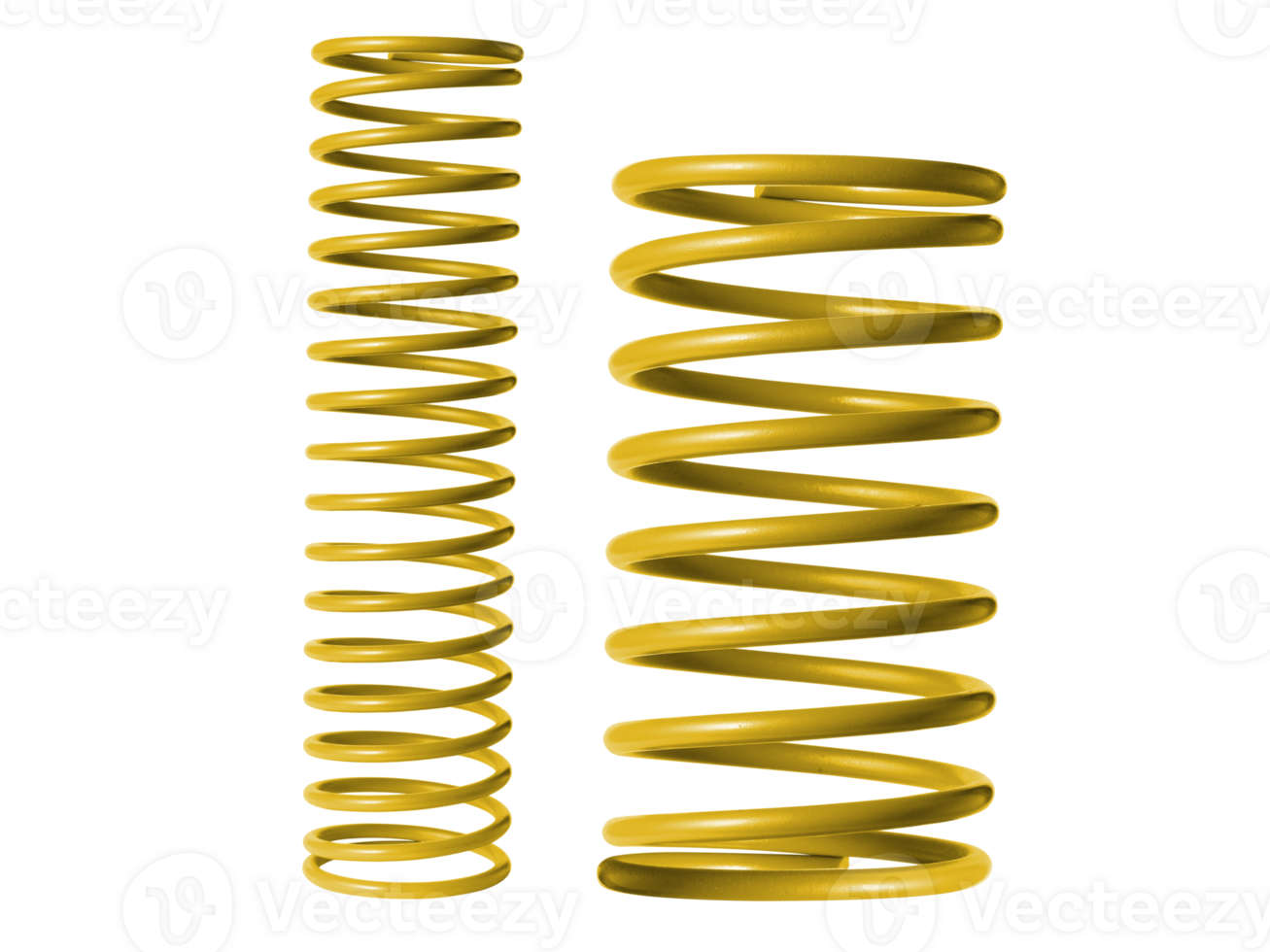 automotive suspension springs, transparent background png