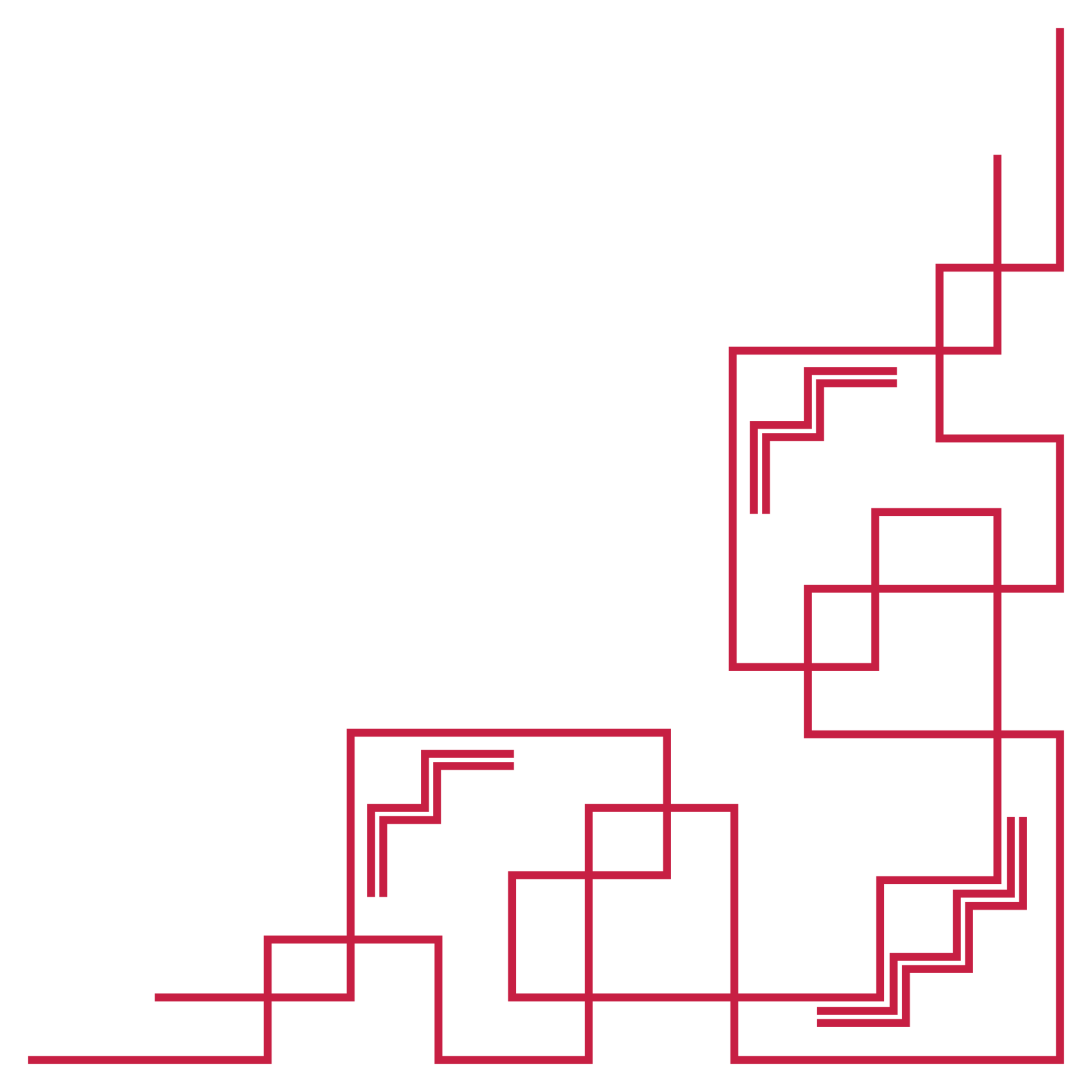 red corner line, border Chinese.Korean element lines. Japan .Asia