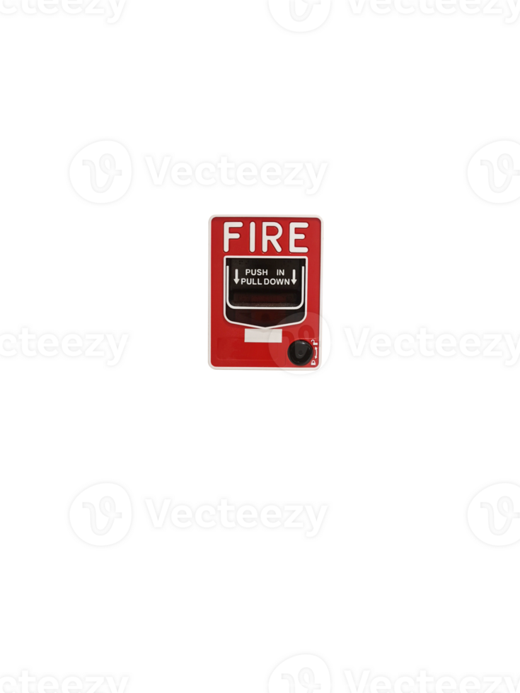 fire alarm system box installed PNG transparent