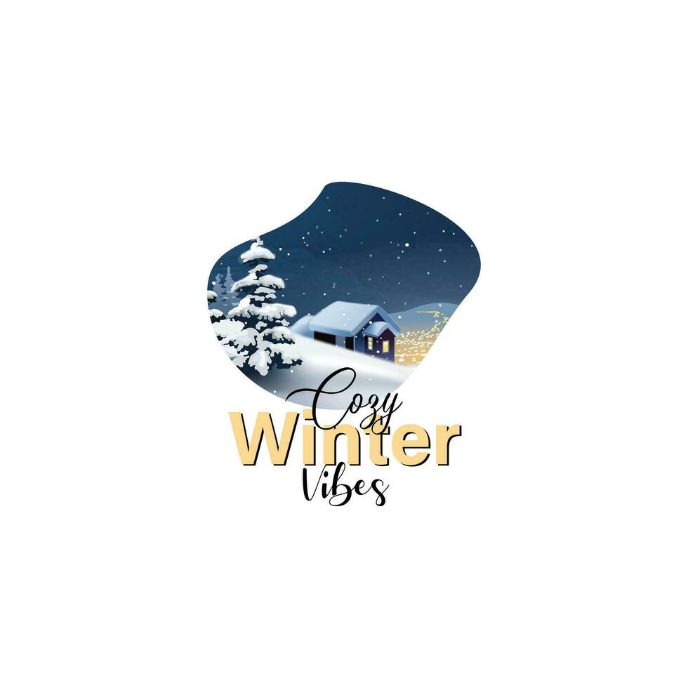 winter. Lettering phrase on white background. Design element for greeting card, t shirt, poster. Vector illustration