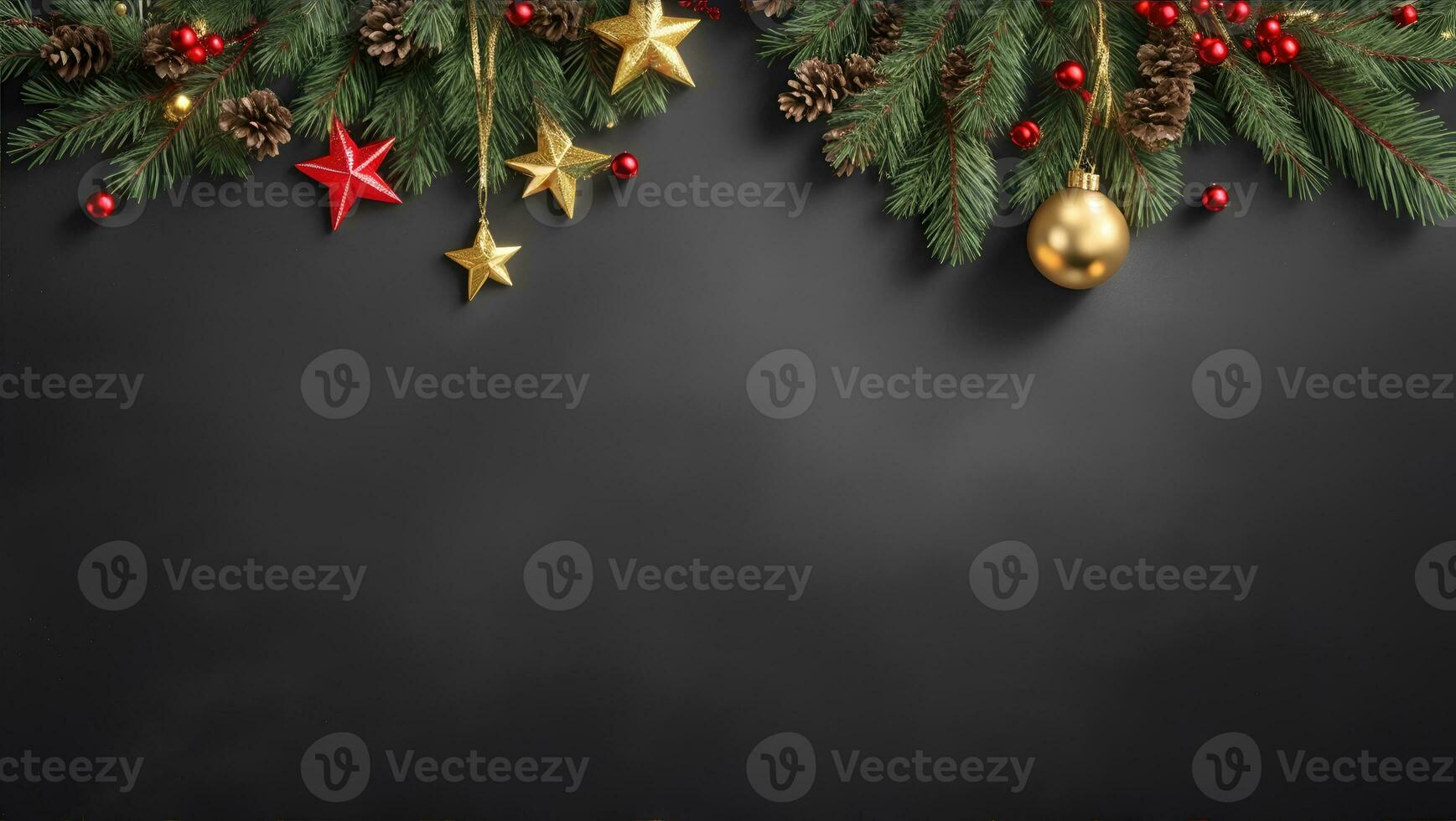 ai generative, A vibrant cozy christmas decoration background wallpaper, christmas night celebration photo