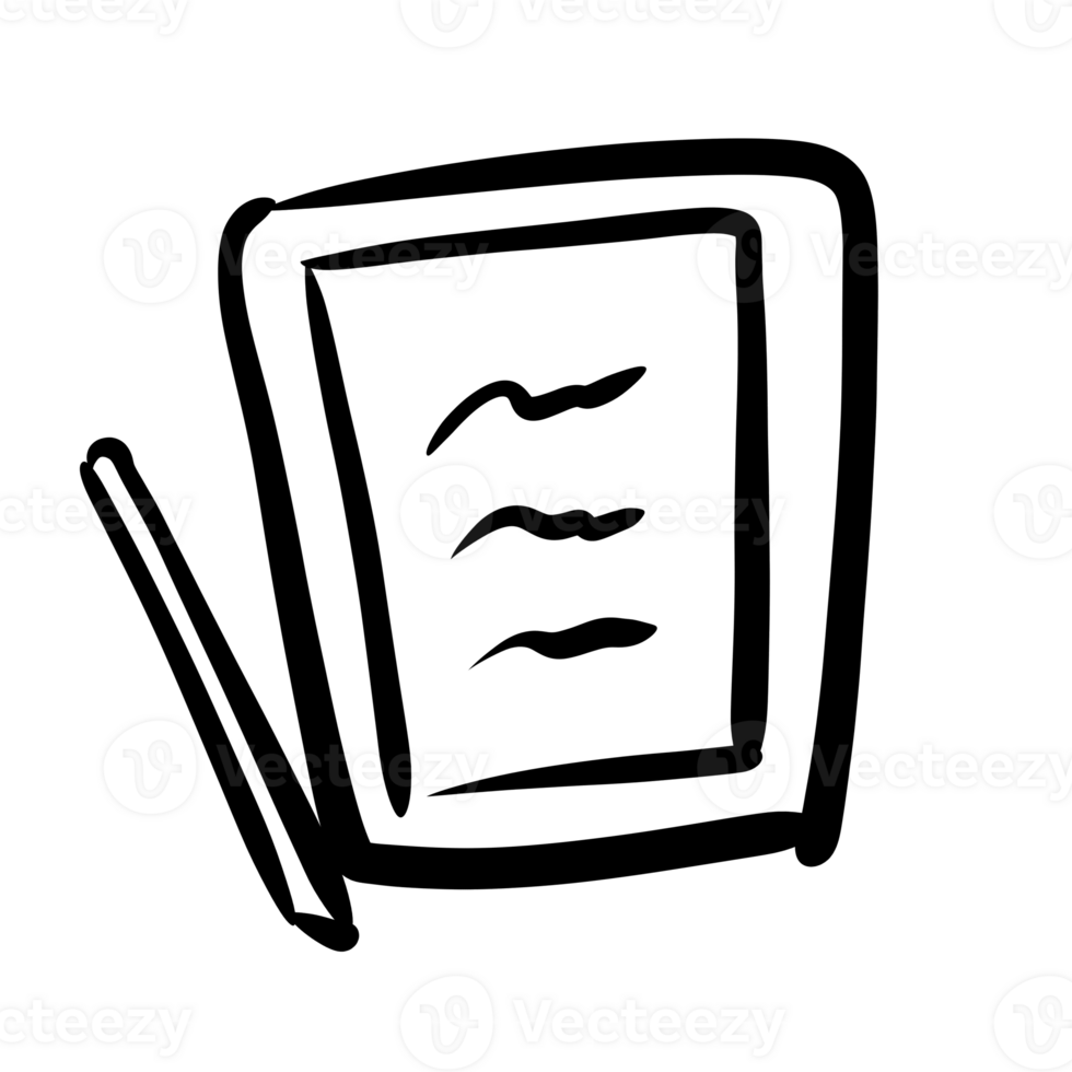 menu note write png