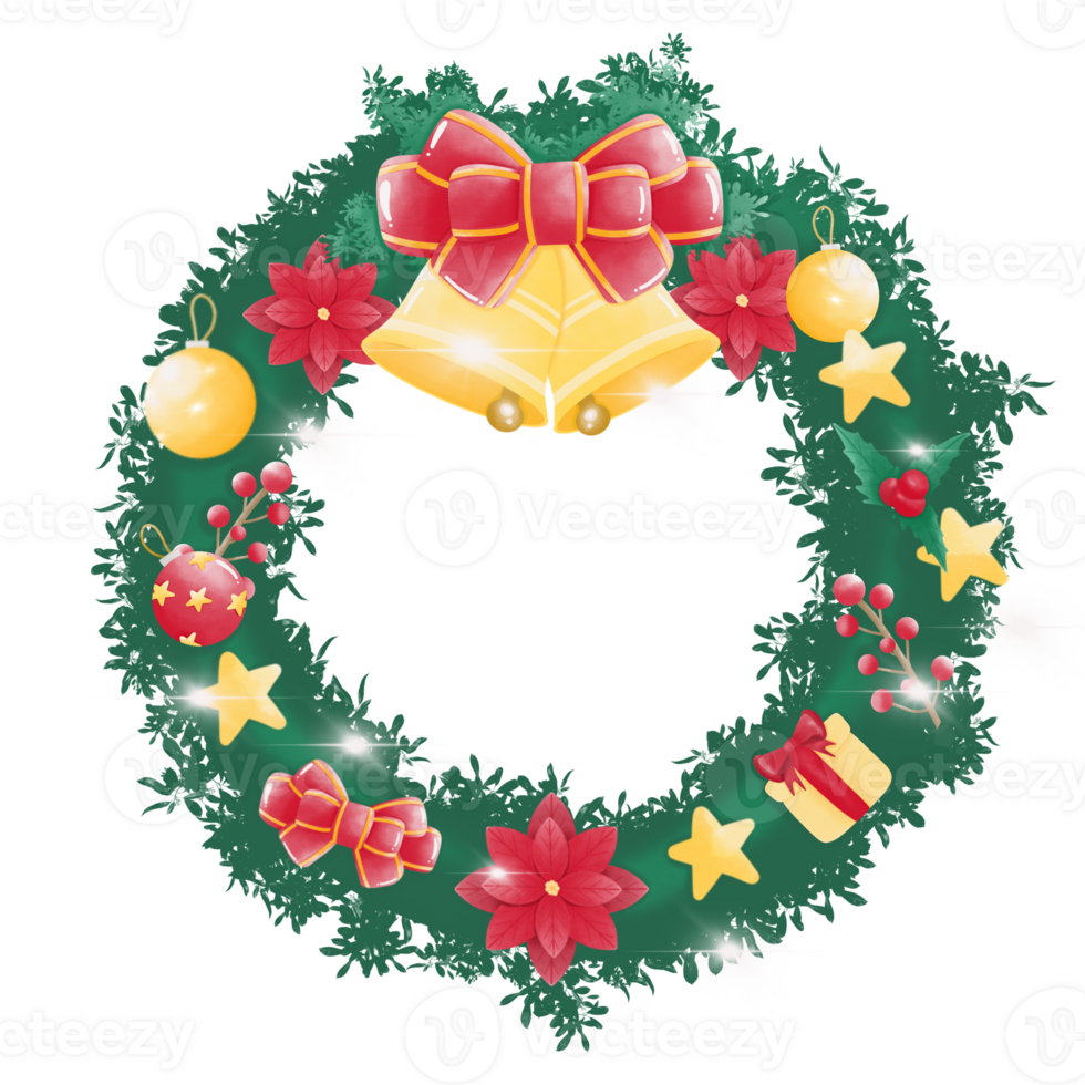Christmas wreath pretty png