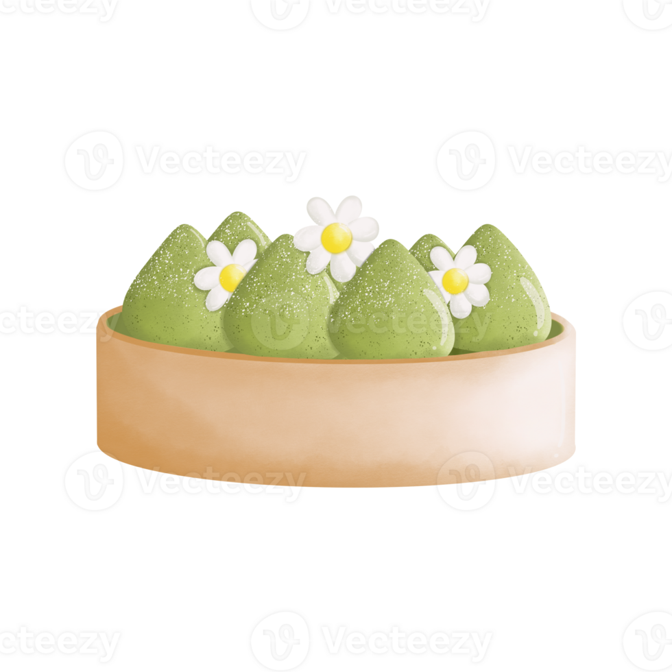 green tea desserts png