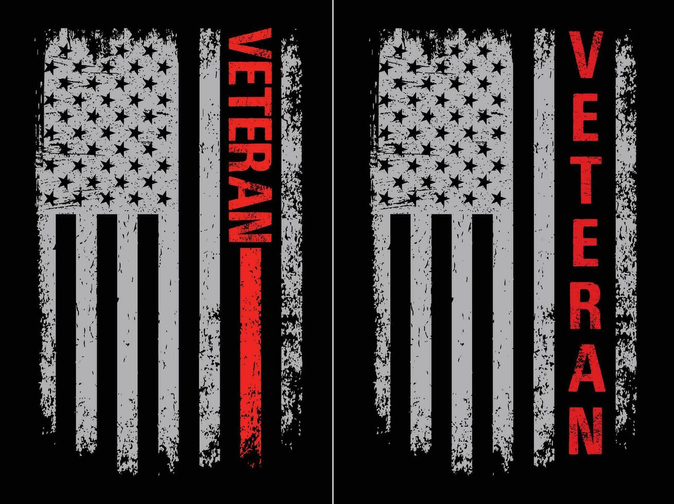 US Veteran Flag Design. USA Veteran Day Design vector