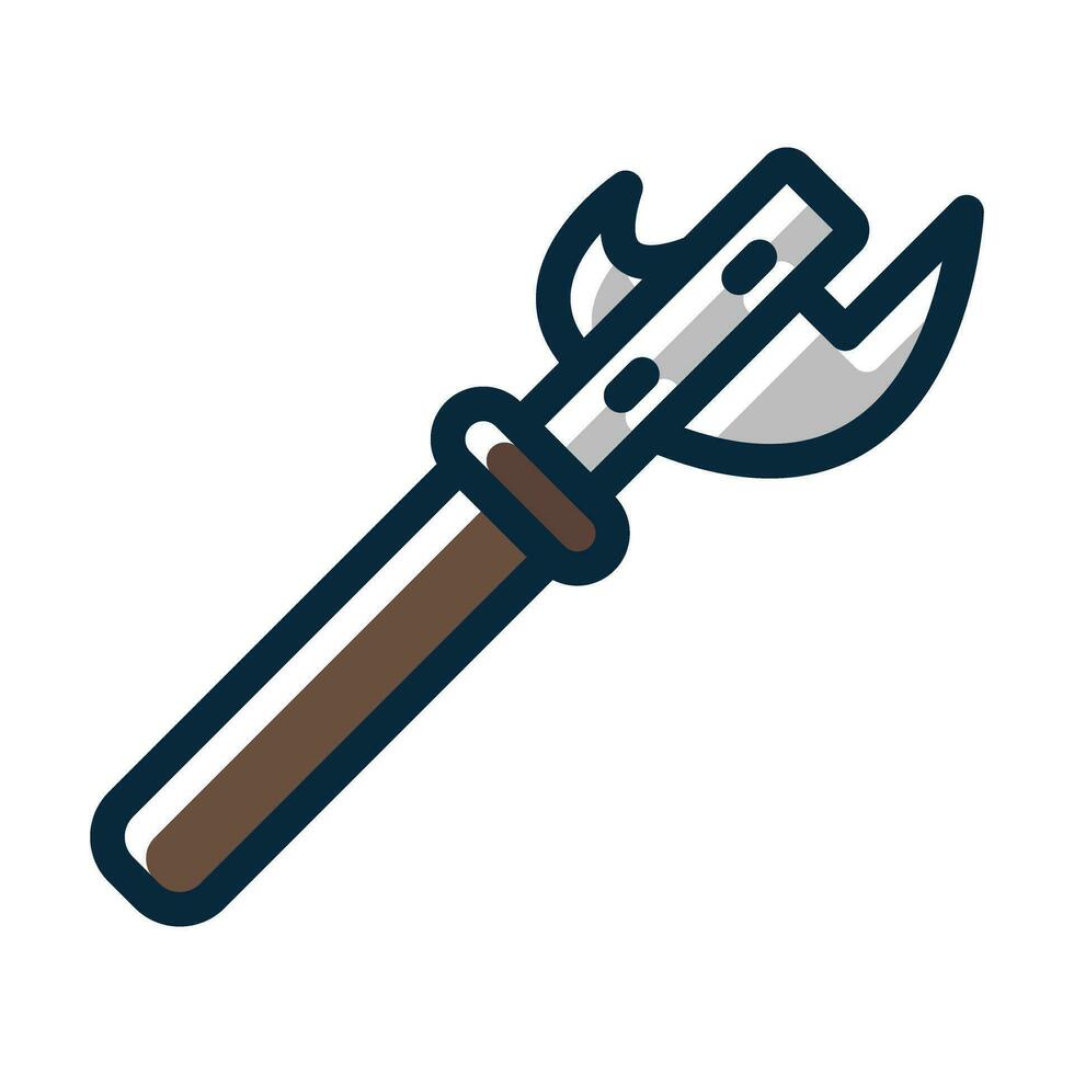 Can Opener Vector Thick Line Filled Dark Colors Icons For Personal And Commercial Use.