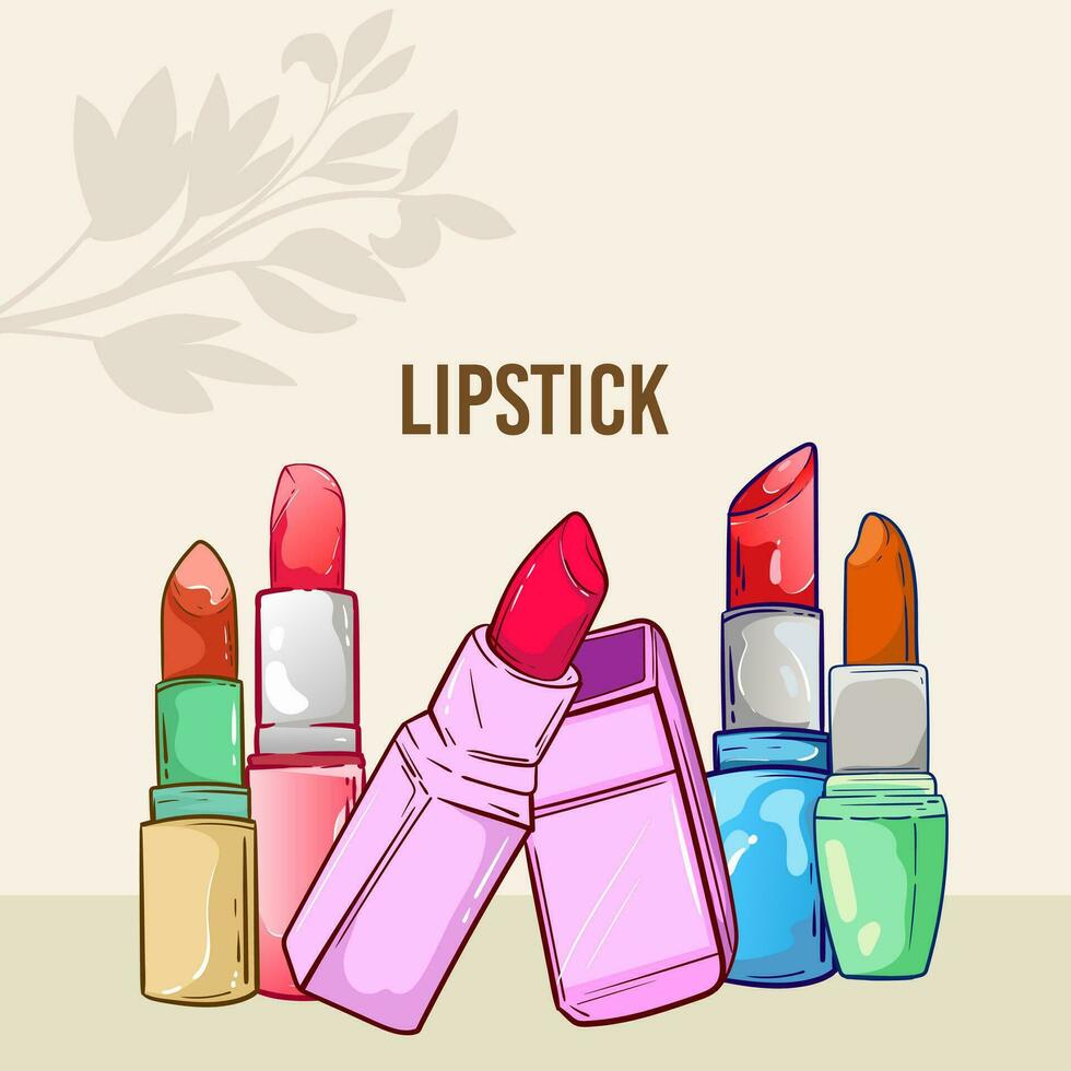 Set of different beauty cosmetic products for body, hair and skin care Collection of flowers, leaves and skincare products isolated on white. vector