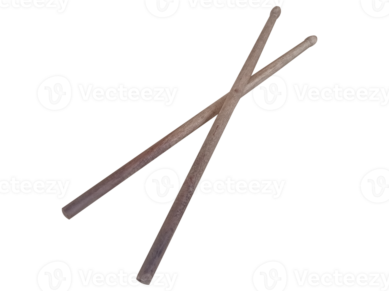 light brown wooden drumsticks without background, musical instrument png