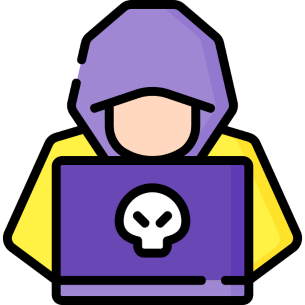 diseño de icono de pirata informático png