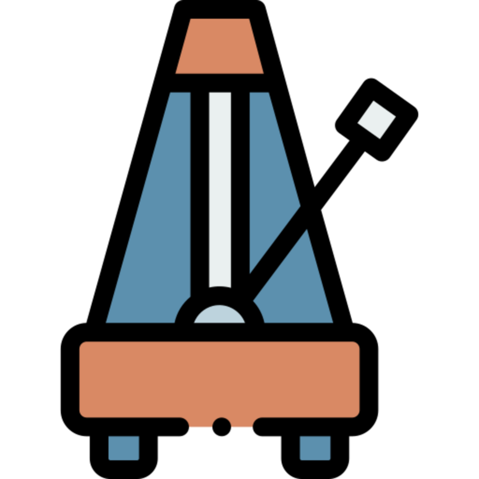 metronome icon design 32328344 PNG