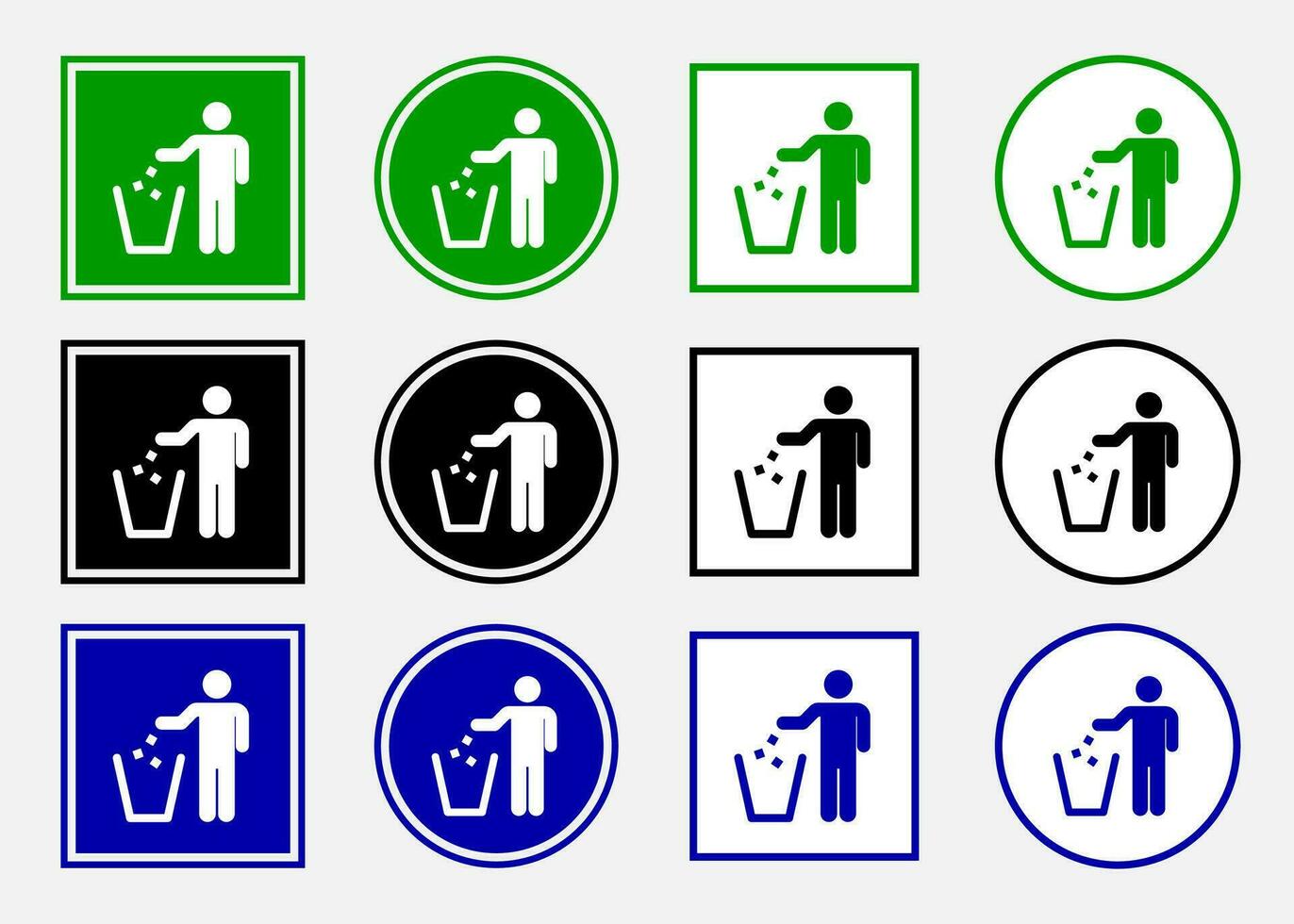 Keep clean sign template. Vector design.