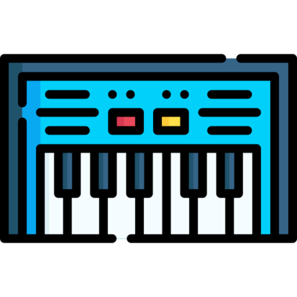 piano keyboard icon design png