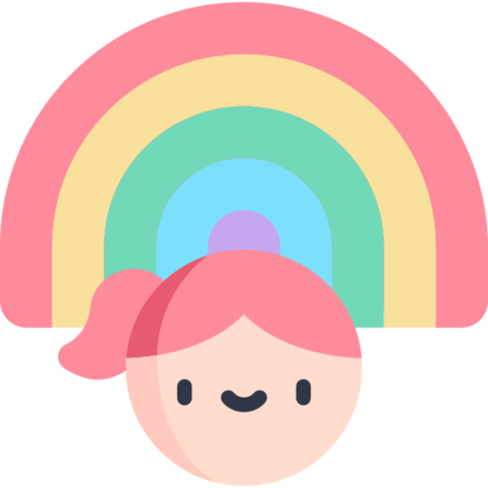 rainbow icon design png