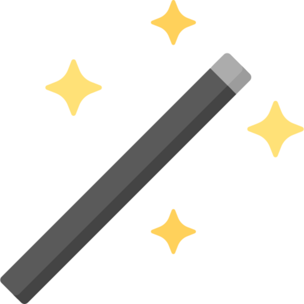 magic wand icon design png