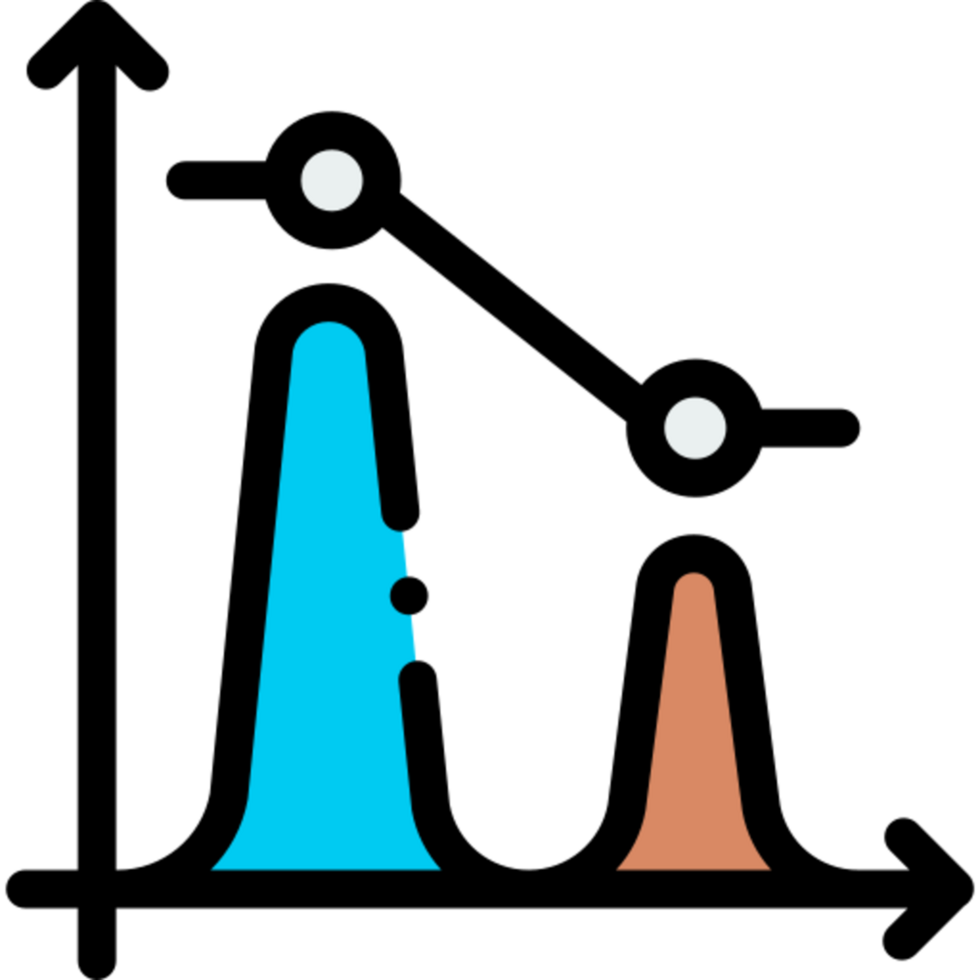 histogram icoon ontwerp png