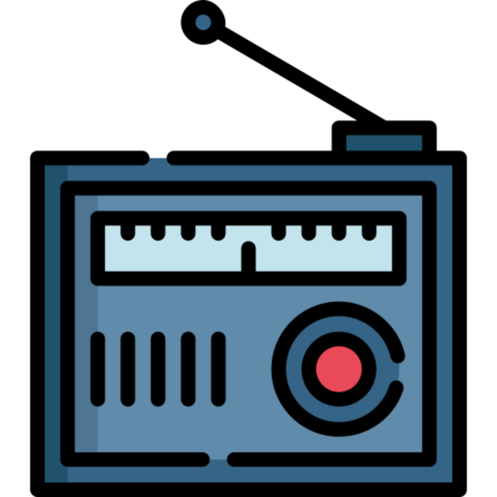 radio icon design png