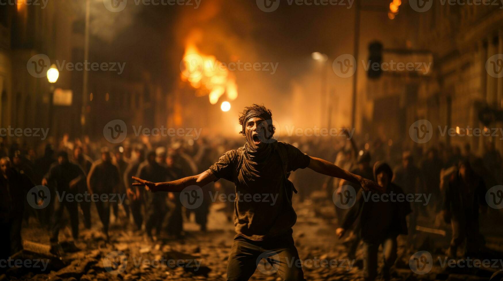 gezi parque público protesta en contra el gobierno. Israel y Palestina guerra concepto. foto