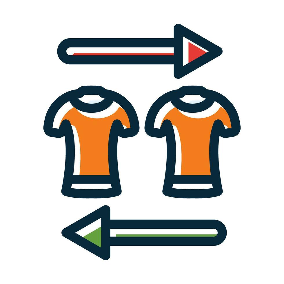 Substitution Vector Thick Line Filled Dark Colors Icons For Personal And Commercial Use.