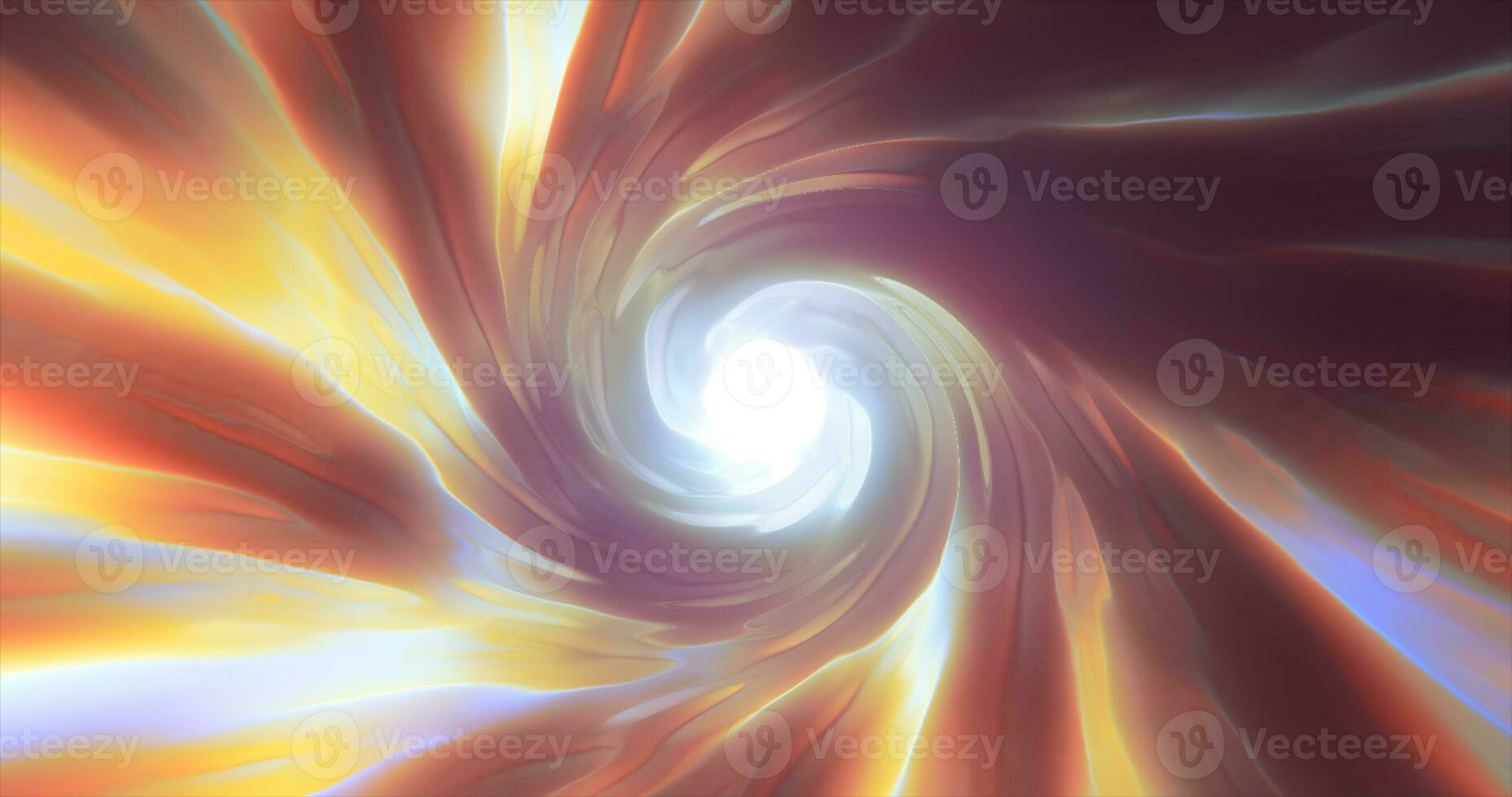 AI-Generated Abstract energy yellow tunnel twisted swirl of cosmic hyperspace magical bright glowing futuristic hi-tech with blur and speed effect background photo