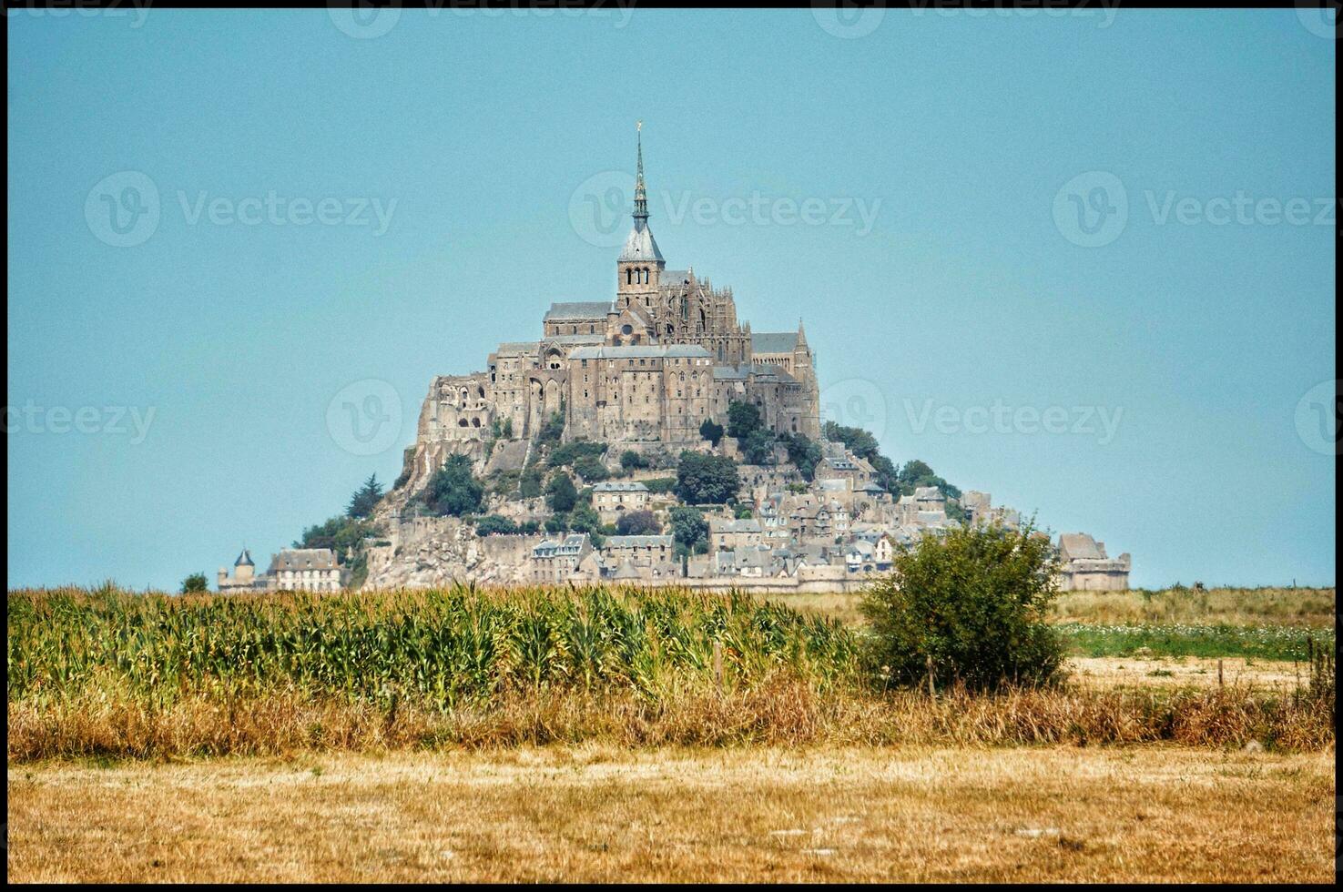 Spectacular Summer View of Mont Saint Michel photo