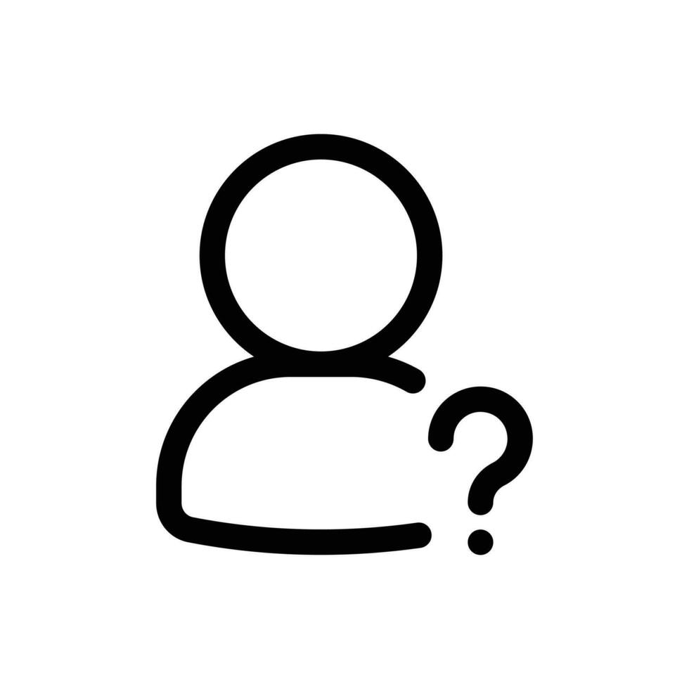 Anonymous icon in trendy outline style isolated on white background. Anonymous silhouette symbol for your website design, logo, app, UI. Vector illustration, EPS10.