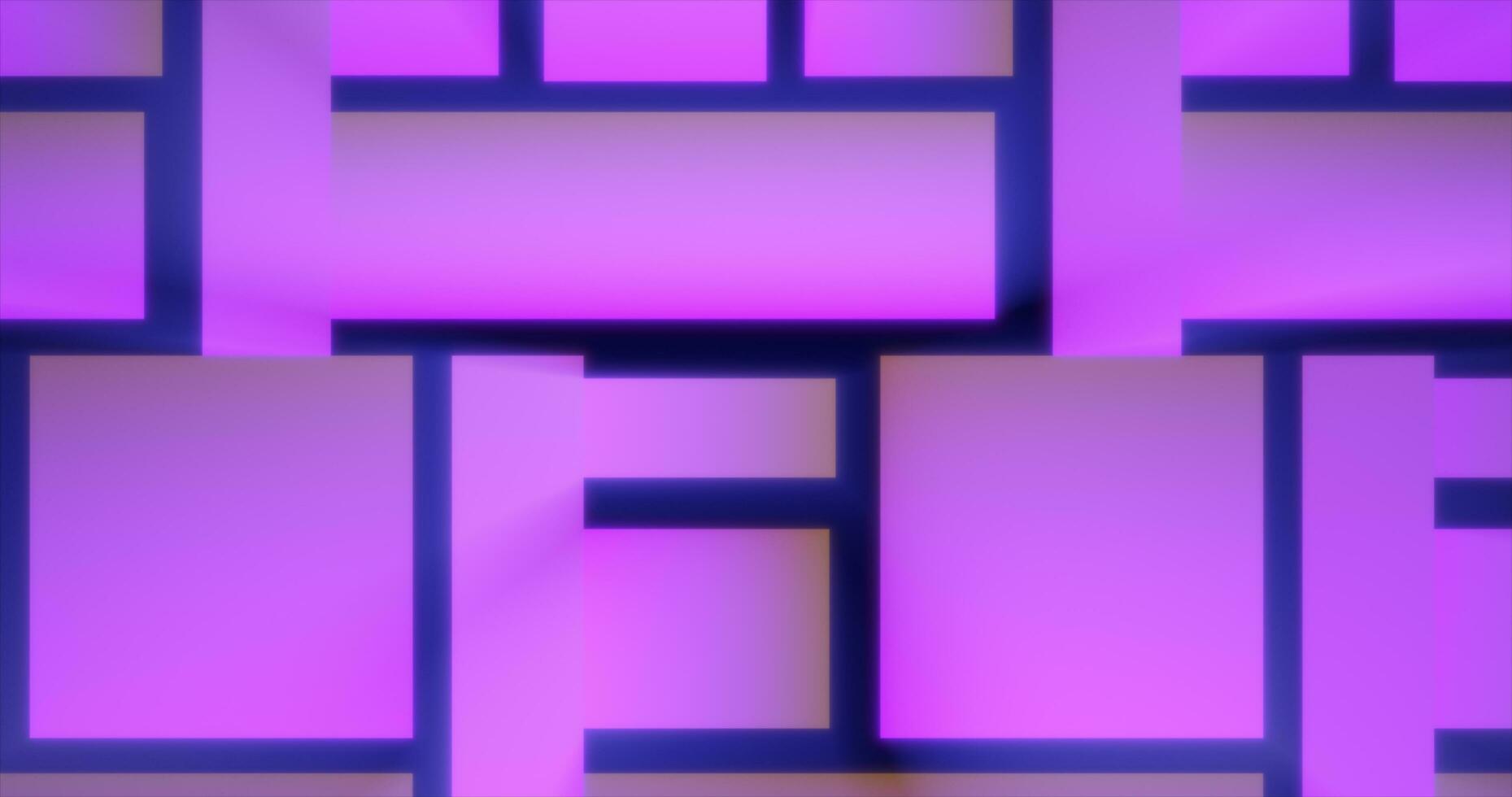 Purple patterns futuristic energy glowing from rectangles and squares background photo