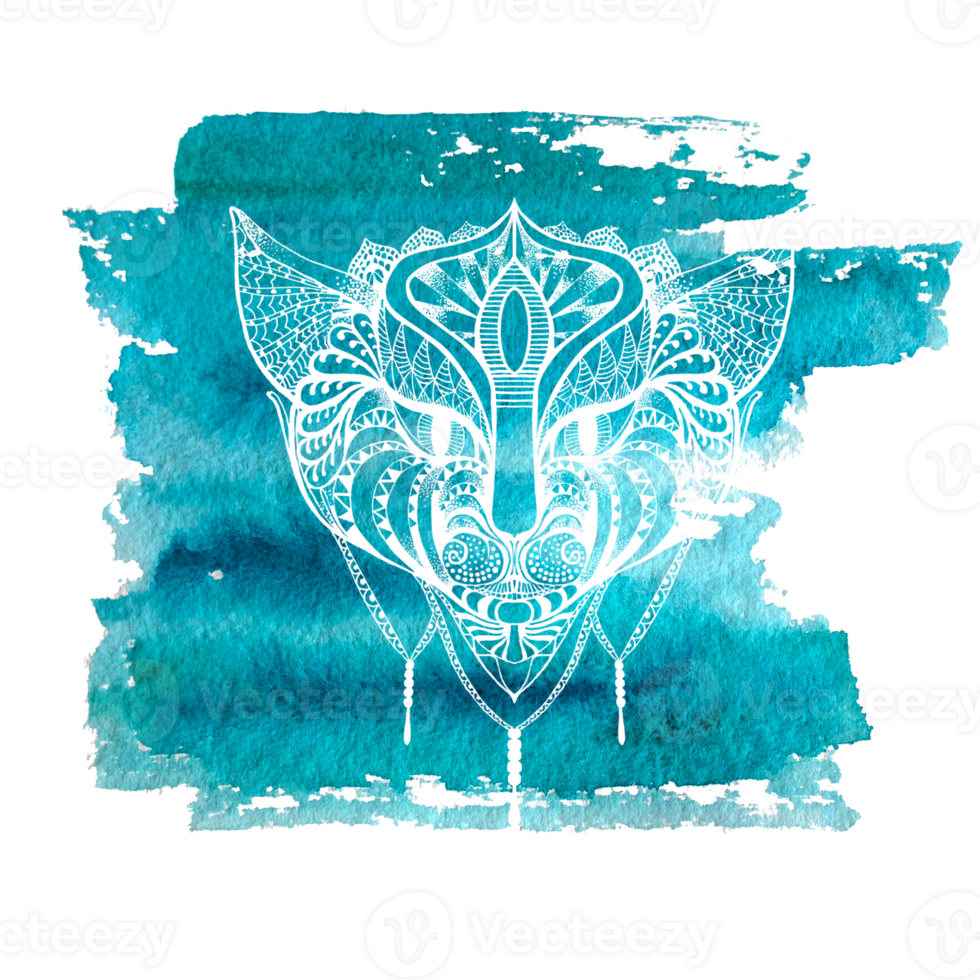 Illustration of hand drawn graphics, cat tattoo png