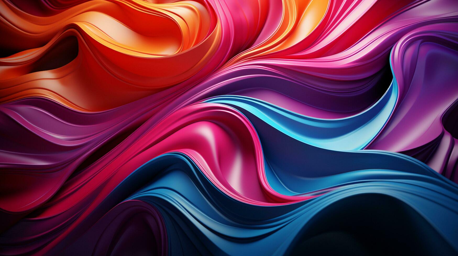 The Art of Colorful Abstract Background Design Ai generative photo