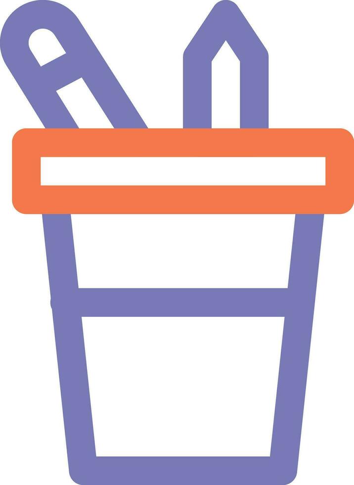 Pencil Cup vector design. eps