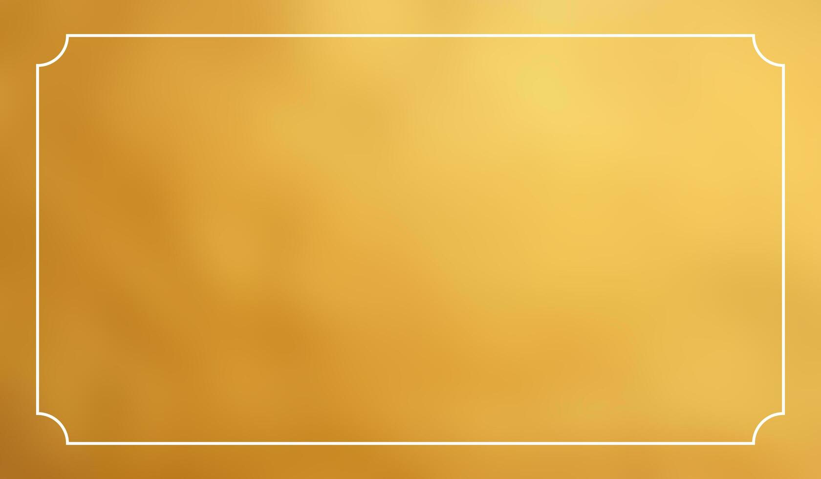 Gold background gradient foil yellow texture frame. Smooth gold gradient blur metallic photo