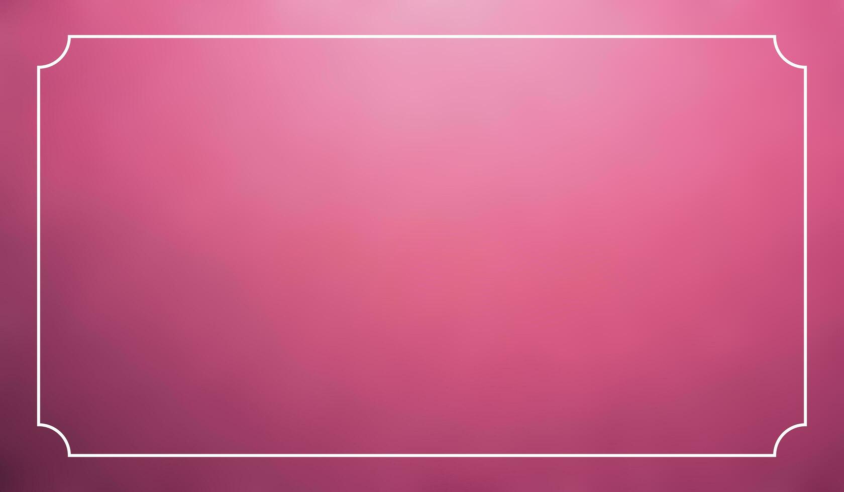 Bright pink abstract blurry background with white frame photo