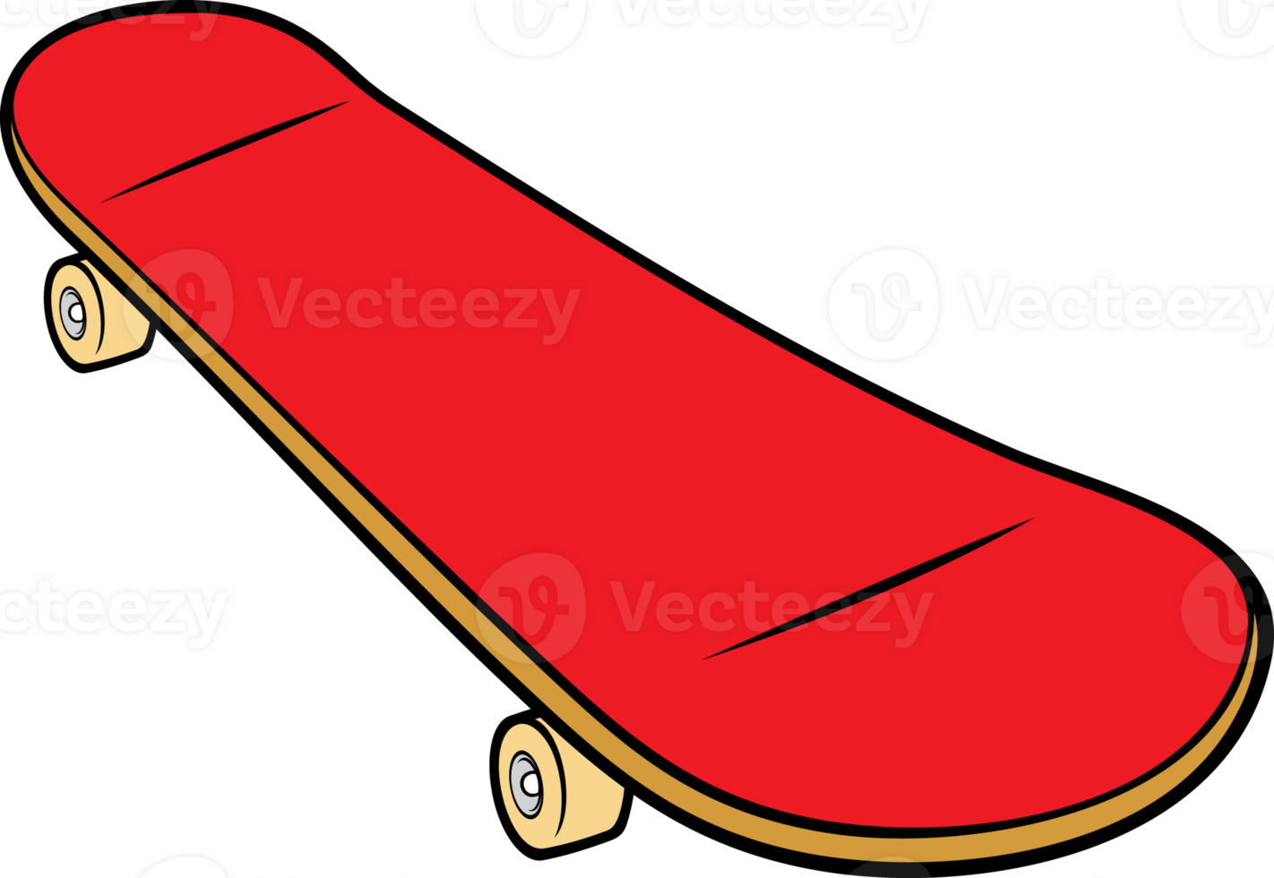 skateboard PNG illustratie
