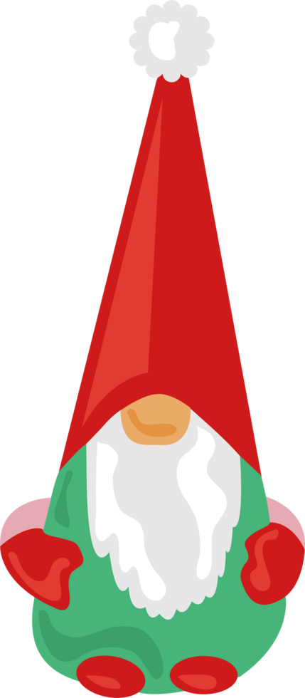 cute winter gnome png