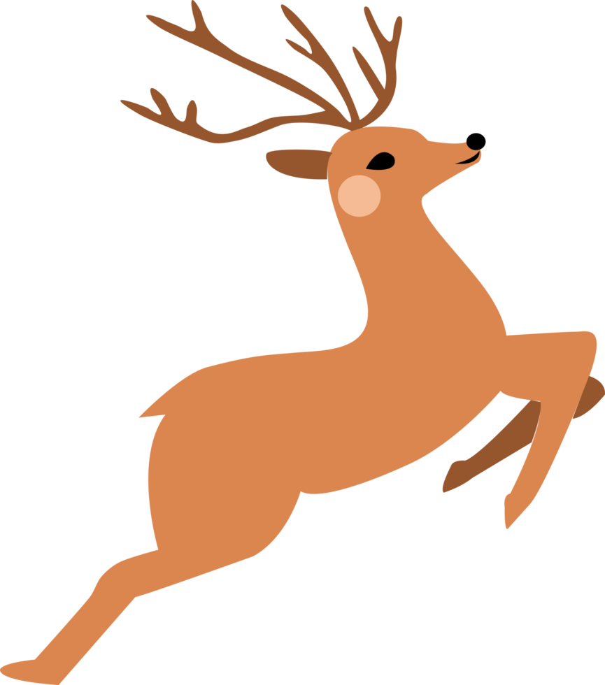 cute christmas reindeer png